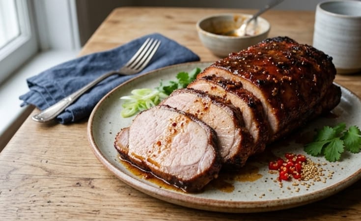 Garlicky Chili-Glazed Pork Roast