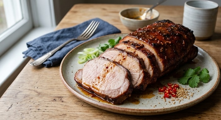 Garlicky Chili-Glazed Pork Roast