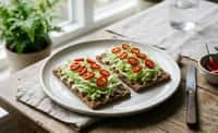 Wasa Crispbread with Iceberg Lettuce and Red Chili