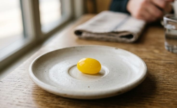 Single Yellow Jelly Bean