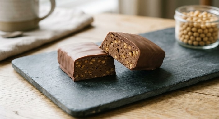 Milk Chocolate Protein Bar with Soy Crisp
