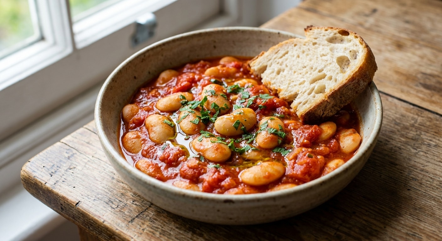 Butter Beans in Tomato Sauce