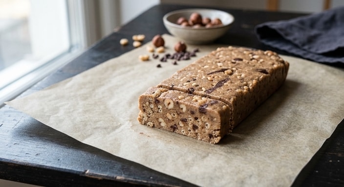 Hazelnut–Nougat Protein Bar