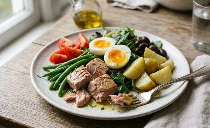 Salade Niçoise with Extra Olive Oil