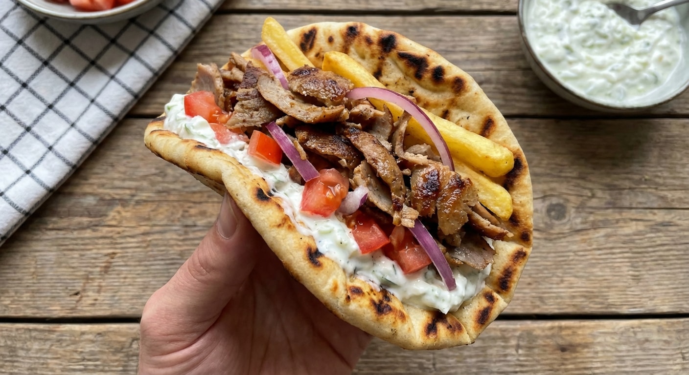 Pork Gyros Pita